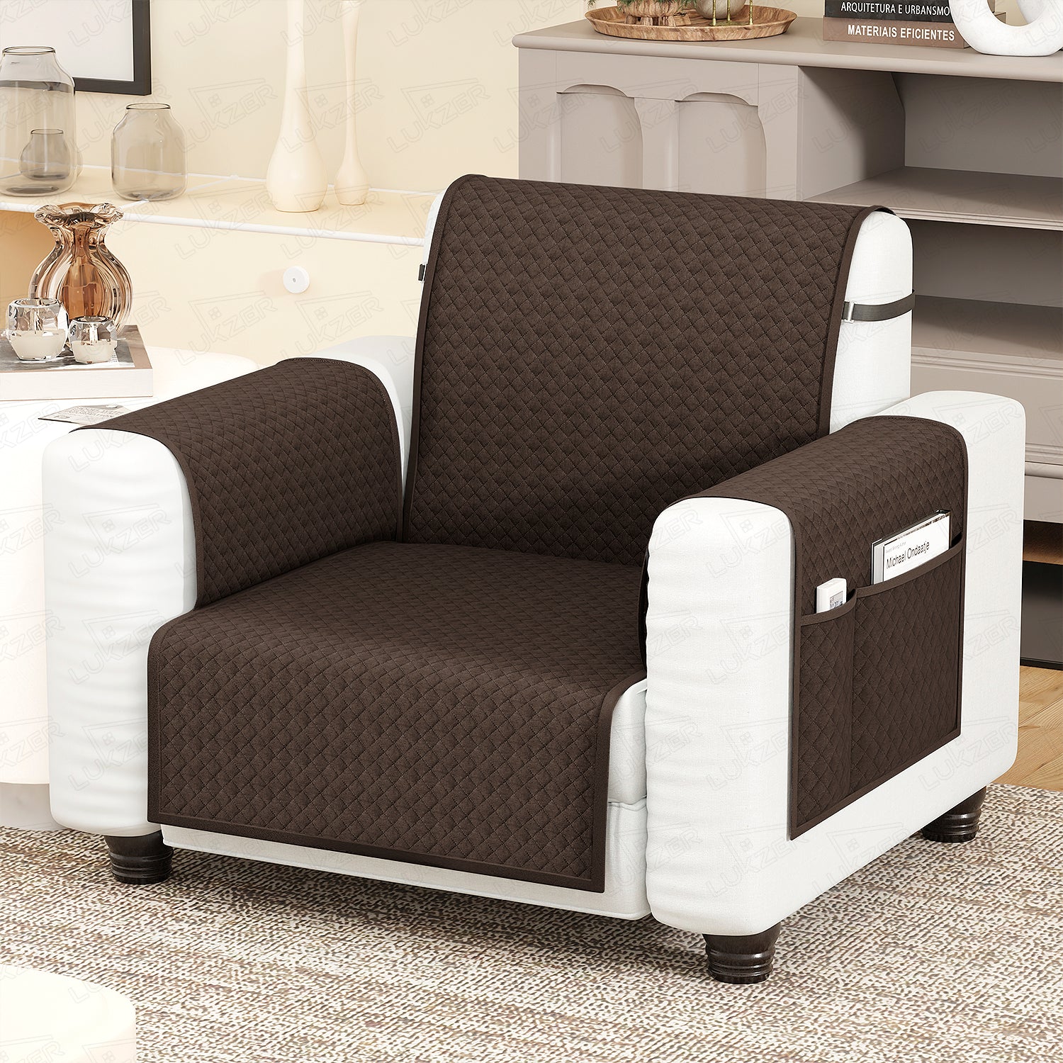 Lukzer Quilted Sofa Cover Mat