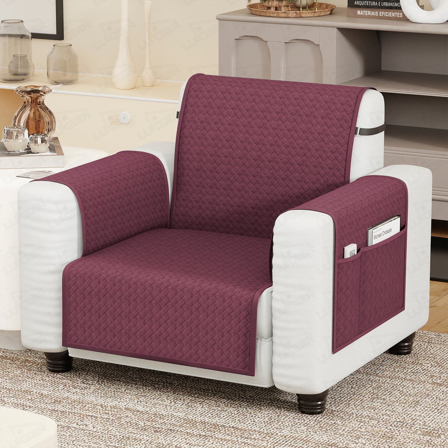 Lukzer Quilted Sofa Cover Mat