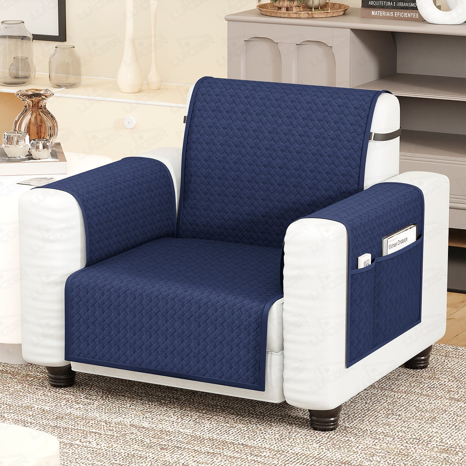 Lukzer Quilted Sofa Cover Mat