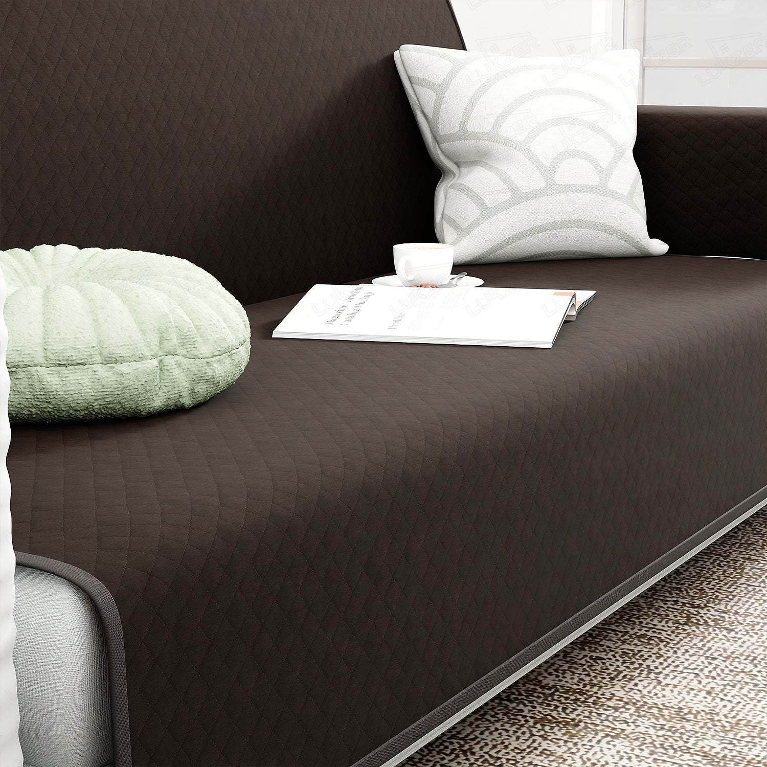 Lukzer Quilted Sofa Cover Mat