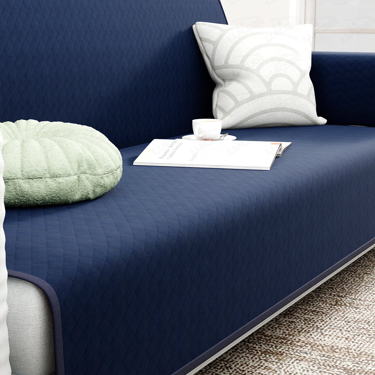Lukzer Quilted Sofa Cover Mat