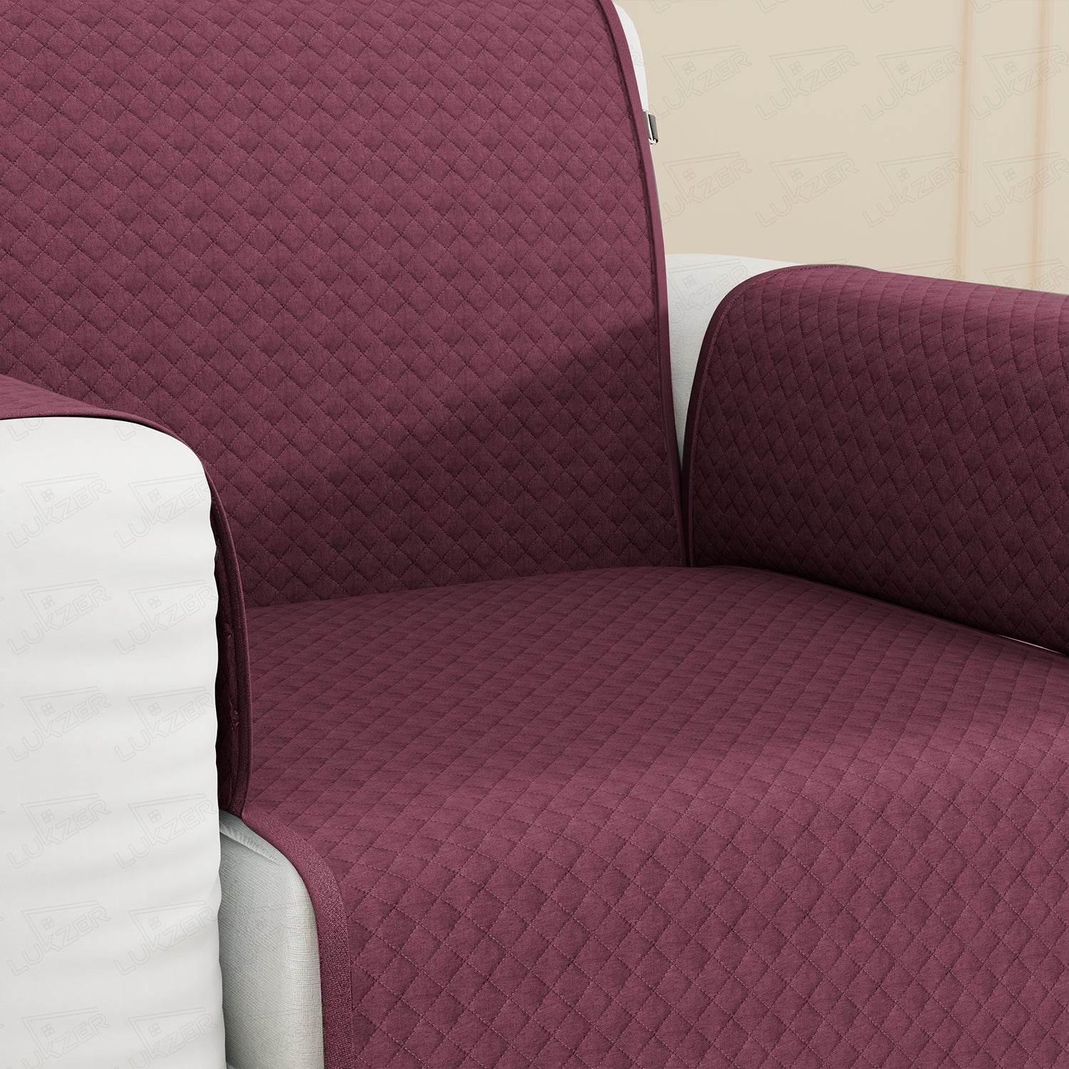 Lukzer Quilted Sofa Cover Mat