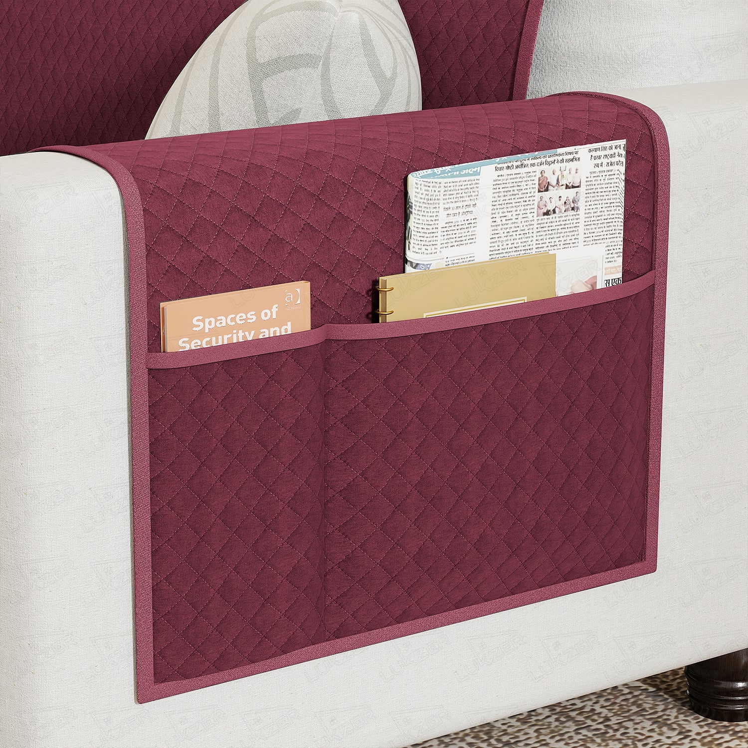 Lukzer Quilted Sofa Cover Mat
