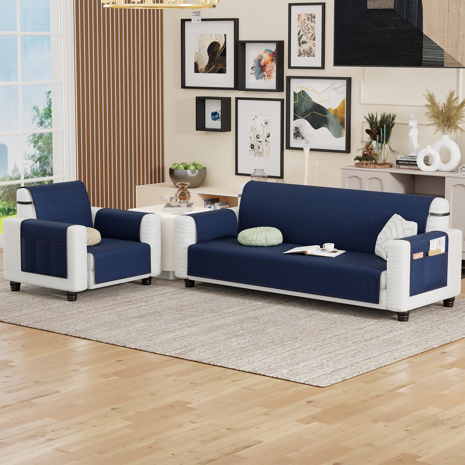 Lukzer Quilted Sofa Cover Mat