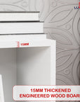 Lukzer Multipurpose Bookshelf & Open Display Rack (MR-021/22/23) | Engineered Wood in White, Wenge & Oak Brown