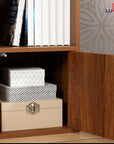 Lukzer Multipurpose Bookshelf & Open Display Rack (MR-021/22/23) | Engineered Wood in White, Wenge & Oak Brown