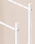 Lukzer Premium Metal Towel Rack – Sturdy & Stylish (Black/White, Model: MGS-007)