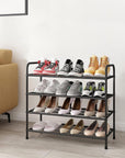 Lukzer Metal Shoe Rack & Open Display Shelf – Durable Storage Organizer