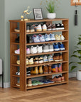 Lukzer 5-Layer Shoe Rack & Open Display Shelf – Versatile Storage Organizer (Model: SR-002)