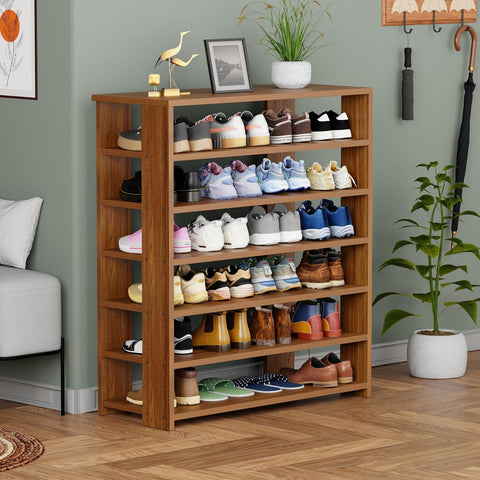 Lukzer 5-Layer Shoe Rack & Open Display Shelf – Versatile Storage Organizer (Model: SR-002)