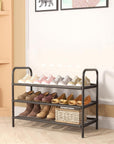 Lukzer Metal Shoe Rack & Open Display Shelf – Durable Storage Organizer