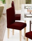 Jacquard Chair Covers (Pastel Dotted Stripe Pattern)