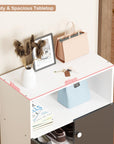 Lukzer 4-Layer Shoe Rack with Doors – Space-Saving Storage Organizer (Model: SR-003)