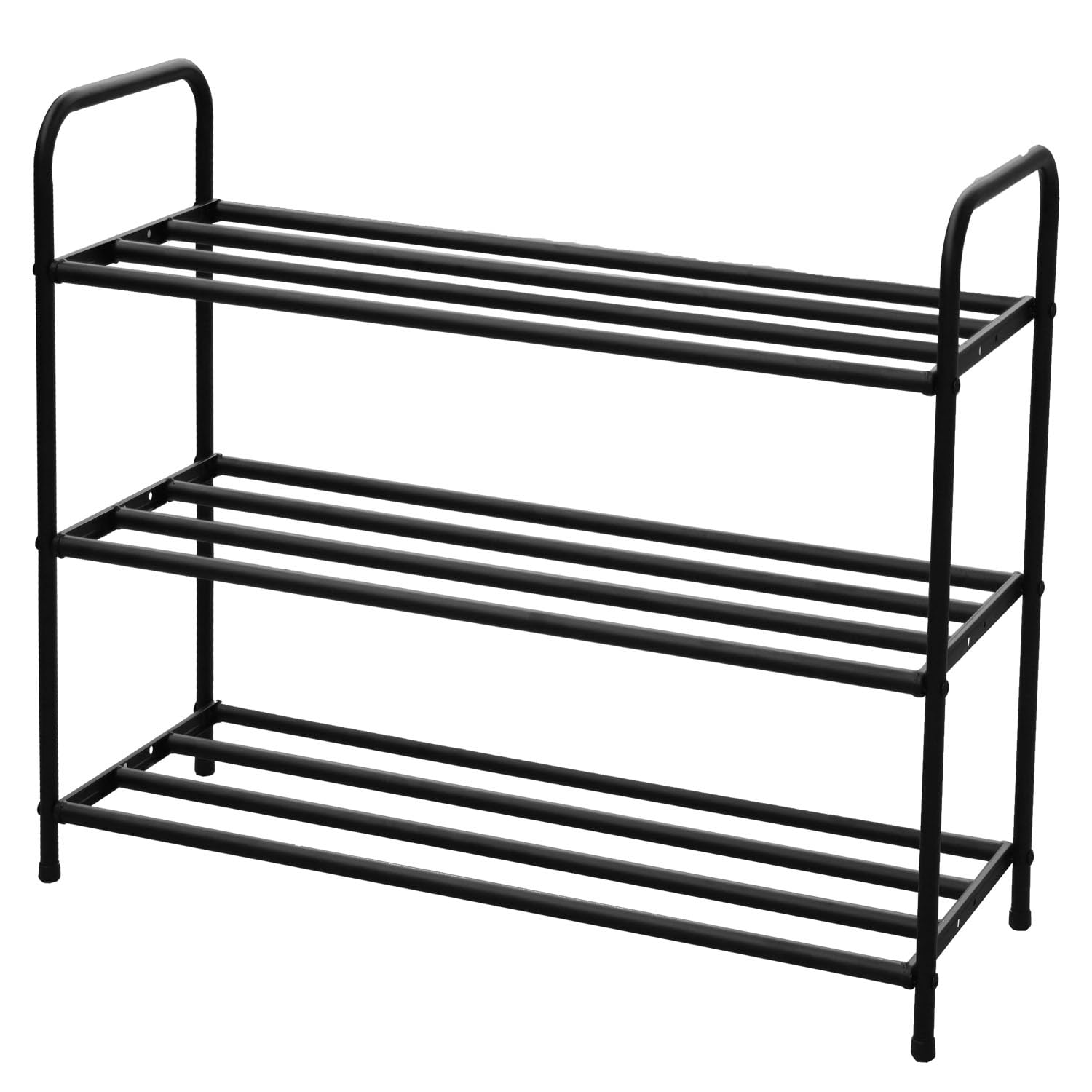 Lukzer Metal Shoe Rack &amp; Open Display Shelf – Durable Storage Organizer