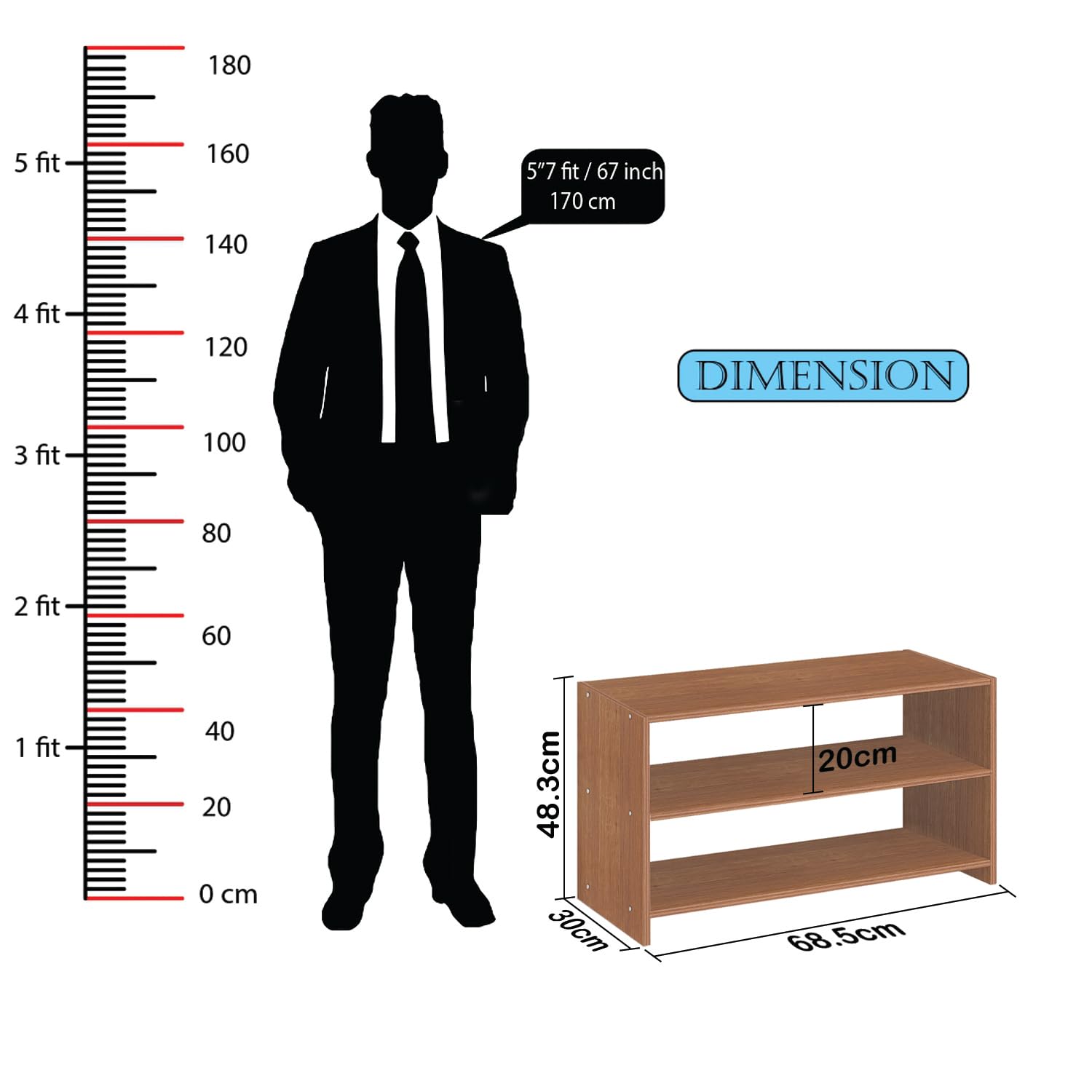 Lukzer Shoe Rack &amp; Multi-Purpose Organizer – Versatile Storage (Model: SR-004)