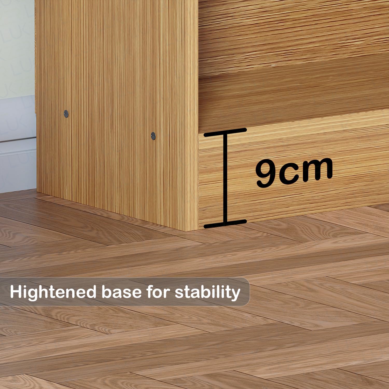 Lukzer 6-Layer Engineered Wood Bookshelf &amp; Open Display Rack – Multi-Purpose Organizer (White, Light Oak &amp; Oak Brown) | MR-007, 136x24x71cm