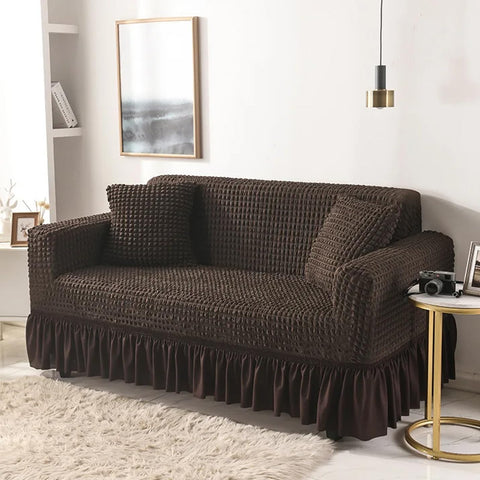 Bubble Sofa Cover (Coffee Brown)
