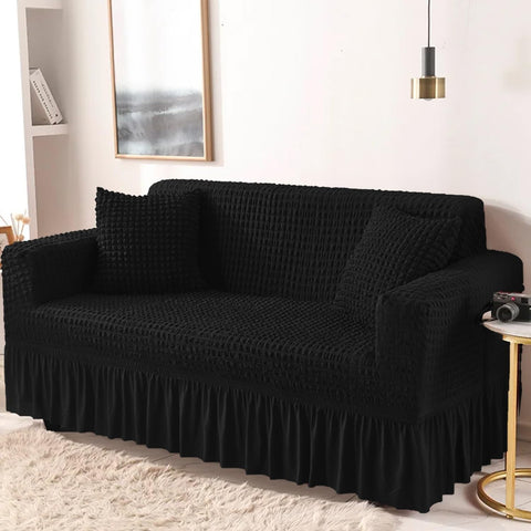 Bubble Sofa Cover (Charcoal Black)