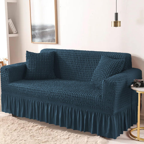 Bubble Sofa Cover (Teal Blue)