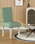 Jacquard Chair Covers (Pastel Dotted Stripe Pattern)