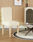 Jacquard Chair Covers (Pastel Dotted Stripe Pattern)